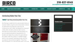 Interlocking Rubber Floor Tiles | Black Iron Rubbery Company - rubber tiles factory