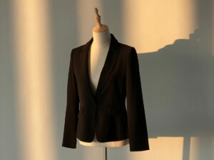 A relevant stock photo of blazer manufacturer in a typical setting.