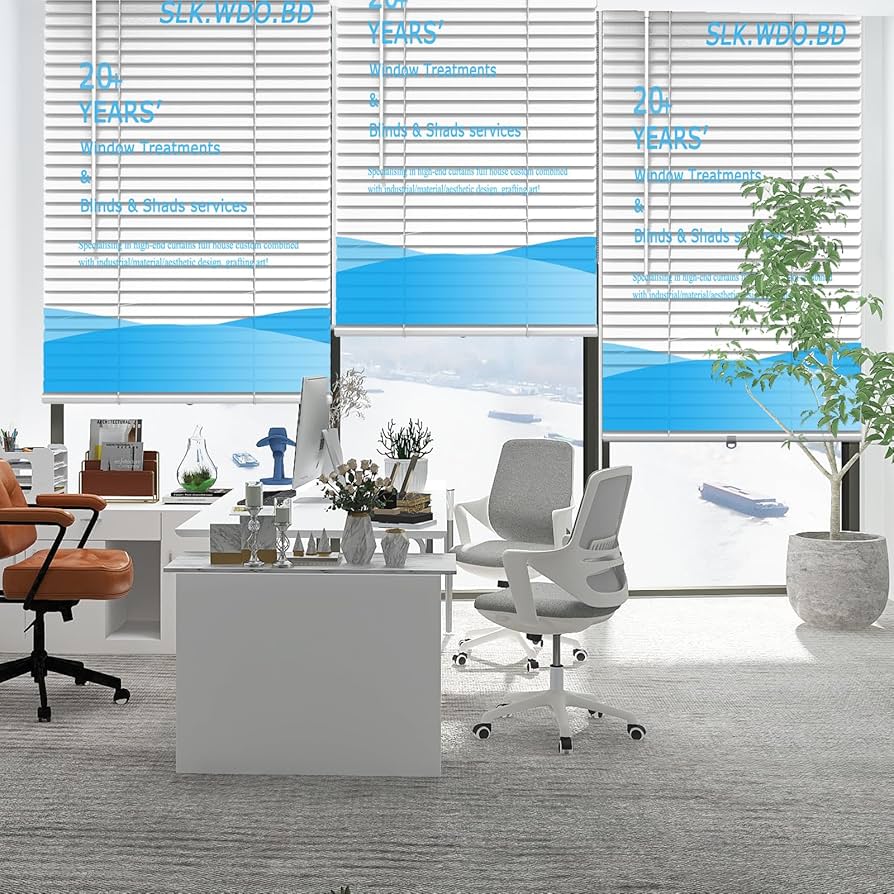 A relevant stock photo of blinds custom in a typical setting.