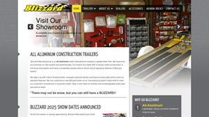 Blizzard Mfg Aluminum Trailers - aluminum trailer manufacturer