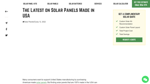 The Latest on Solar Panels Made in USA - GoGreenSolar.com - mini solar panel factory