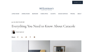 Everything You Need to Know About Caracole - mcelherans - caracole furniture company