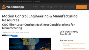 CNC Fiber Laser Cutting Machines: Considerations for Manufacturing - cnc laser cutting machine factory