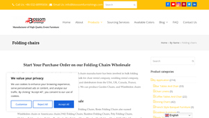 Folding Chairs Wholesale in bulk - Blossom Furnishings - foldable chairs bulk