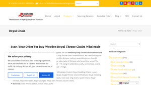 King Throne Chairs Wholesale | Wooden Royal Chair Suppliers - throne chair company