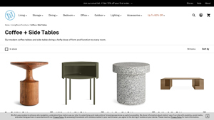 Modern Coffee + Side Tables | Living - Blu Dot - metal coffee table factory