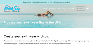 Private Label Swimwear Manufacturing, Made in the USA - Blue Sky Swimwear - swimwear manufacturer