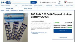 100 Bulk 3 V CoiN-Shaped Lithium Battery Cr2025 - cr2025 bulk
