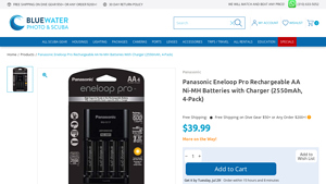 Panasonic Eneloop Pro Rechargeable AA Ni-MH Batteries with ... - eneloop pro bulk