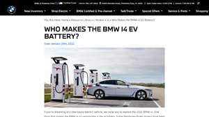 Who Makes the BMW i4 EV Battery? - bmw battery factory