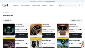 Smart Watch - Buy boAt Smartwatches for Men & Women Online - bluetooth watch company