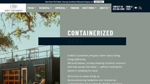 Bob's Containers: Custom Shipping Containers, Homes & More - prefab container homes factory