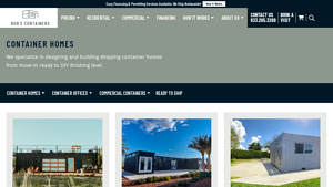 Container Homes - 20 ft, 40 ft, Multi-unit - Shop - Bob's Containers - container home manufacturer