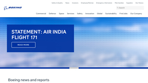 The Boeing Company Official Website - plane manufacturer