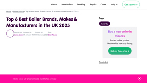 Top 6 Best Boiler Brands, Makes & Manufacturers in the UK 2025 - boiler manufacturer