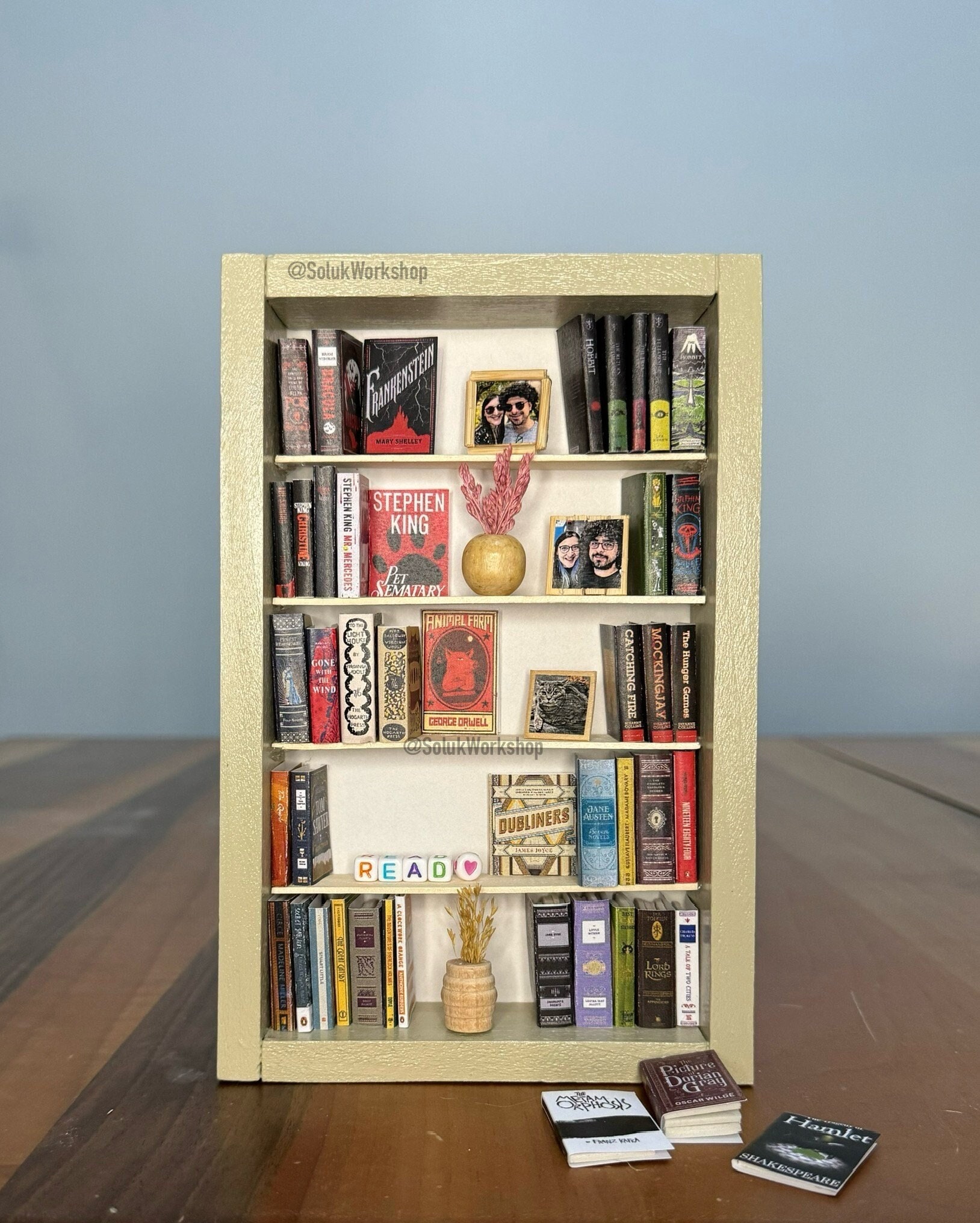 A relevant stock photo of book shelf custom in a typical setting.