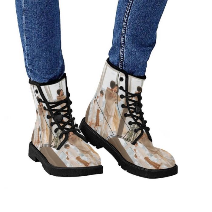 A relevant stock photo of boots custom in a typical setting.