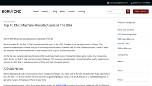 Top 10 CNC Machine Manufacturers and Brands in the USA - cnc manufacturer