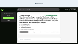 [FREE] What types of packages are part of the image-editing software ... - original equipment manufacturer software