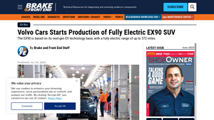 Volvo Cars Starts Production of Fully Electric EX90 SUV - volvo electric company
