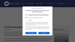 List Of 9 Australian Guitar Brands Of 2024 - brandcritica.com - guitar manufacturer
