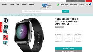Noise ColorFit Pro 2 Full Touch Control Smart Watch - BrandSTIK - noise colorfit company
