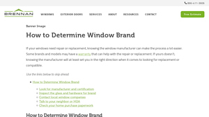 How to Determine Window Brand - brennancorp.com - aama window manufacturer code lookup