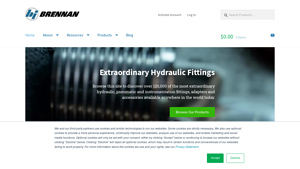 Brennan Industries' hydraulic fittings, accessories and components - hydraulic fittings factory