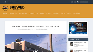 Land of 10000 Lagers - Blackstack Brewing - Brewed tv - blackstack brewing company