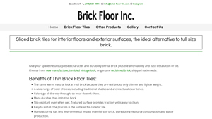 Brick Floor - brick flooring company