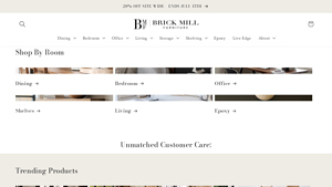 Brick Mill Furniture: Hand Crafted Solid Wood Furniture - solid wood furniture factory