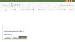 Clothing Manufacturers UK | Bridge & Stitch - clothing designer manufacturer