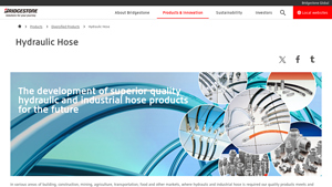 Hydraulic Hose | Diversified Products | Bridgestone Corporation - hydraulic pipe factory