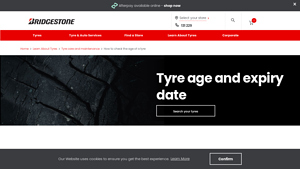 Age of Tyres - Tyre Expiry Date Explained | Bridgestone - manufacturer date on tires