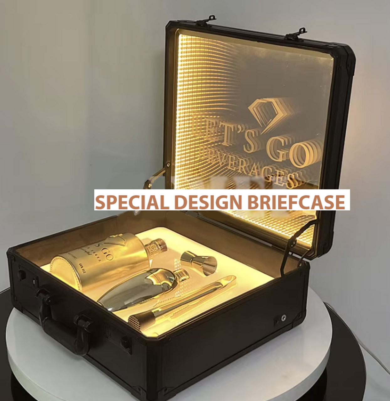 A relevant stock photo of briefcase custom in a typical setting.