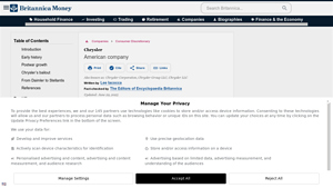 Chrysler | History, Products, & Facts | Britannica Money - chrysler manufacturer