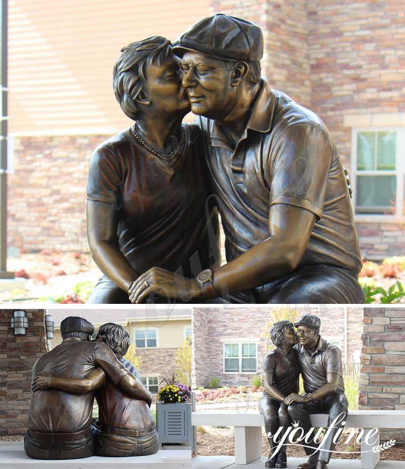 A relevant stock photo of bronze statue custom in a typical setting.