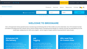 Brookaire Co. | HVAC service supplies - Air filters & more - us pleated air filters manufacturer