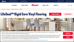 LifeSeal™ Rigid Core Vinyl Flooring - Bruce Hardwood Floors - waterproof vinyl flooring factory