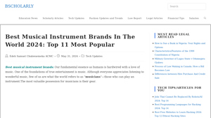 Best Musical Instrument Brands In The World 2024: Top 11 ... - Bscholarly - manufacturer of musical instruments
