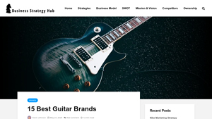 15 Best Guitar Brands | Business Strategy Hub - guitar manufacturer