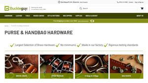 Purse & Handbag Hardware - Buckleguy - handbag hardware manufacturer