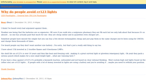 Why do people avoid cr123 lights - BudgetLightForum.com - 123 battery bulk