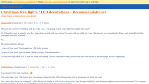 Christmas tree lights / LED decorations - Recommendations? - led christmas lights bulk
