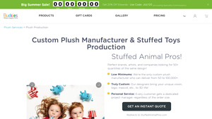 Custom Plush Toy Manufacturer | Stuffed Animal Manufacturer | Budsies - custom toy manufacturer