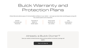 Buick Owners | Vehicle Warranty and Protection Plans - buick manufacturer warranty
