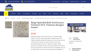 Beige Splendid Bulk Continuous Filament P.E.T. Timeless Designs ... - carpet bulk