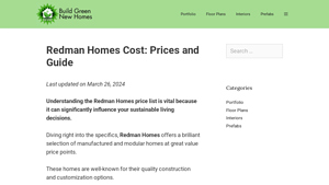 Redman Homes Cost: Prices and Guide - Build Green NH - redman mobile home manufacturer