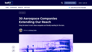 30 Aerospace Companies Extending Our Reach 2025 | Built In - aerospace manufacturer