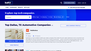 Top Dallas, TX Automotive Companies 2025 | Built In - car manufacturer texas